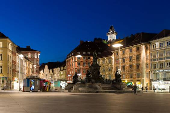 Hauptplatz Graz - (c) Graz Tourismus Harry Schiffer