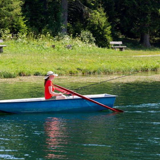 Bootfahren am Teichalmsee