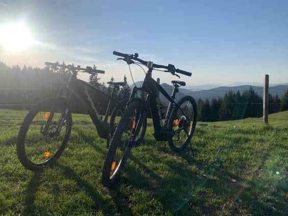 Radfahren auf der Sommeralm Radfahren auf der Sommeralm