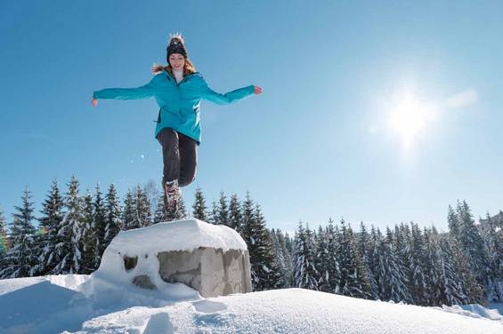 Spaß im Schnee im Hotel Teichwirt