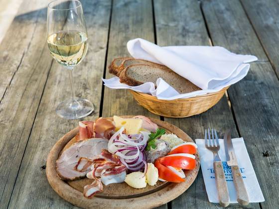 Jause im Hotel Teichwirt