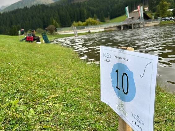 Platznummern rund um den See