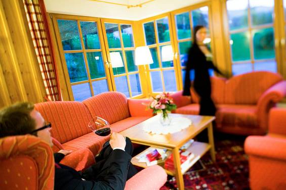 Lobby im Almgasthof Hotel Teichwirt