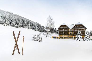 Winteridylle rund um das Hotel