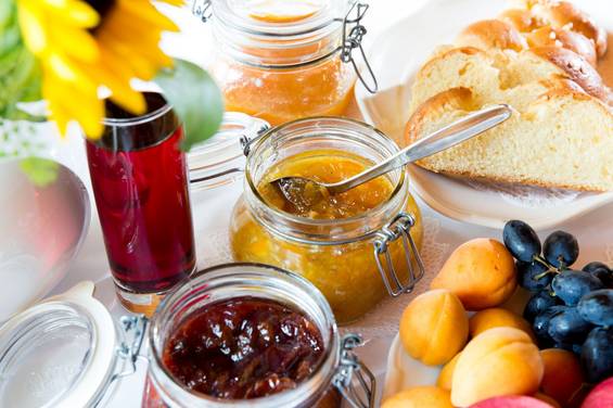 Hausgemachte Marmeladen im Hotel Teichwirt